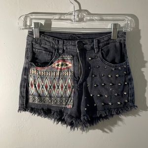 Black vintage shorts